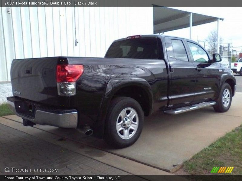 Black / Black 2007 Toyota Tundra SR5 Double Cab