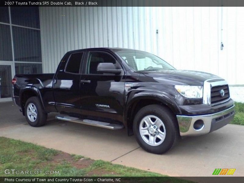 Black / Black 2007 Toyota Tundra SR5 Double Cab