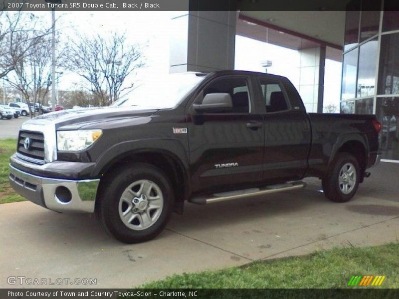 Black / Black 2007 Toyota Tundra SR5 Double Cab