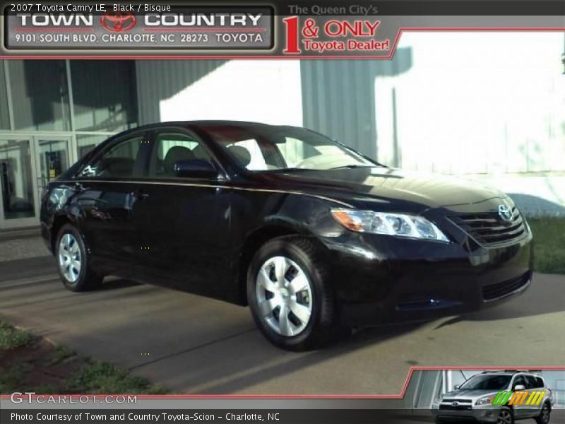 Black / Bisque 2007 Toyota Camry LE