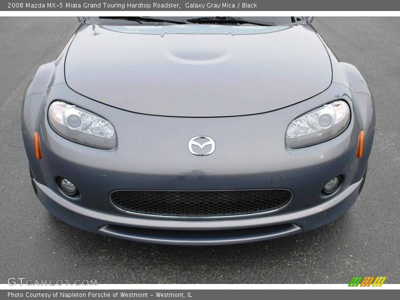 Galaxy Gray Mica / Black 2008 Mazda MX-5 Miata Grand Touring Hardtop Roadster