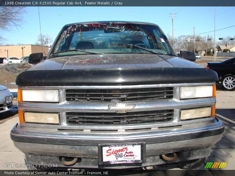 Pewter Metallic / Gray 1998 Chevrolet C/K K1500 Regular Cab 4x4