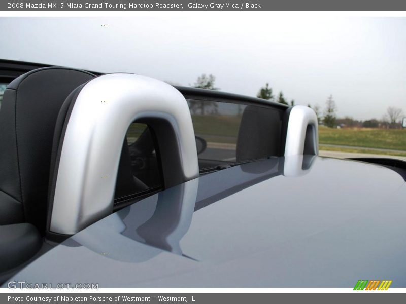 Galaxy Gray Mica / Black 2008 Mazda MX-5 Miata Grand Touring Hardtop Roadster