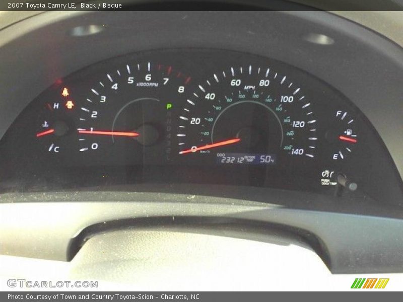 Black / Bisque 2007 Toyota Camry LE