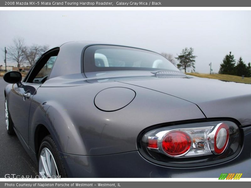 Galaxy Gray Mica / Black 2008 Mazda MX-5 Miata Grand Touring Hardtop Roadster