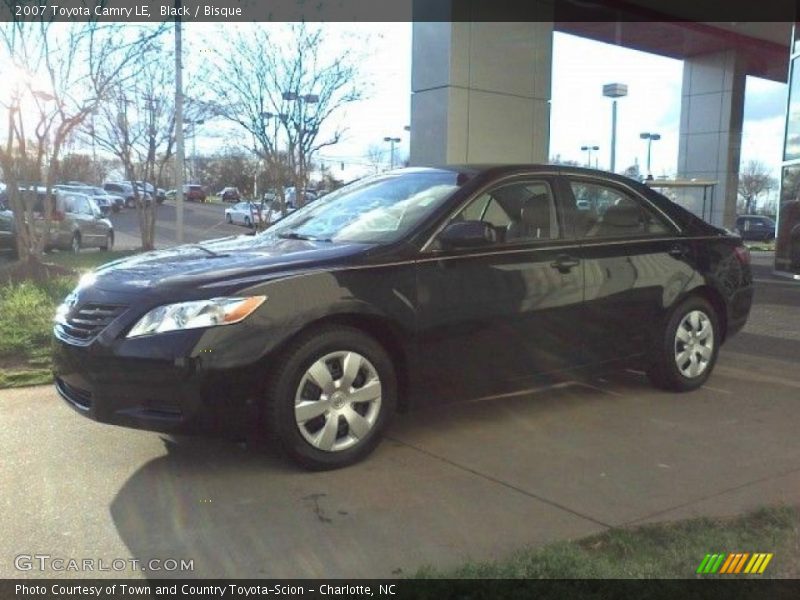 Black / Bisque 2007 Toyota Camry LE