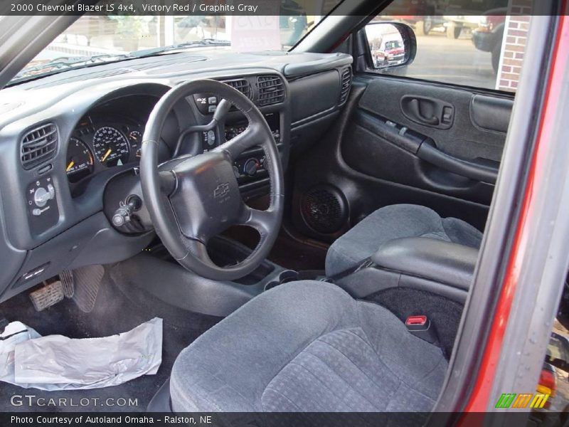Victory Red / Graphite Gray 2000 Chevrolet Blazer LS 4x4