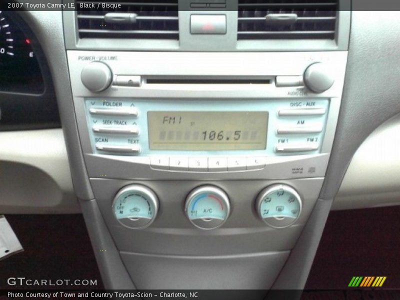 Black / Bisque 2007 Toyota Camry LE