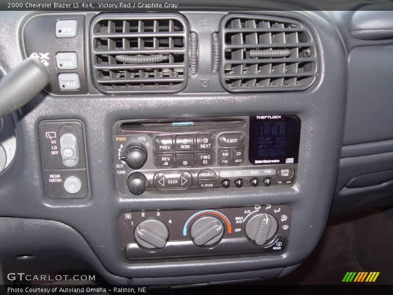 Victory Red / Graphite Gray 2000 Chevrolet Blazer LS 4x4