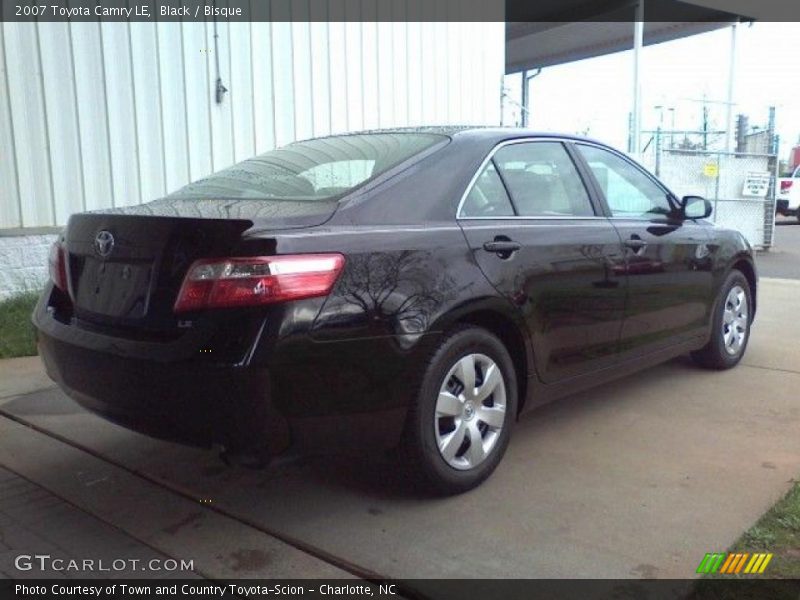 Black / Bisque 2007 Toyota Camry LE