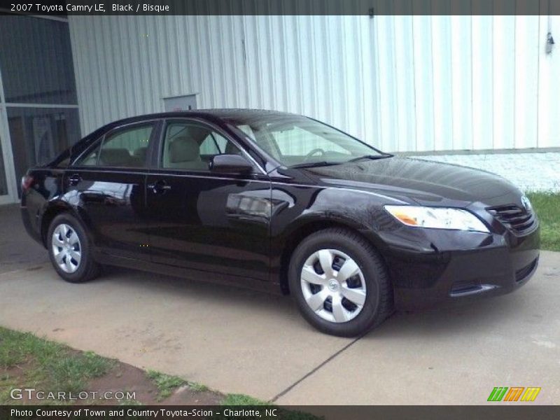 Black / Bisque 2007 Toyota Camry LE