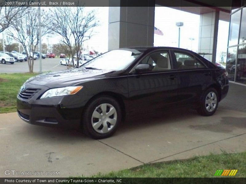 Black / Bisque 2007 Toyota Camry LE