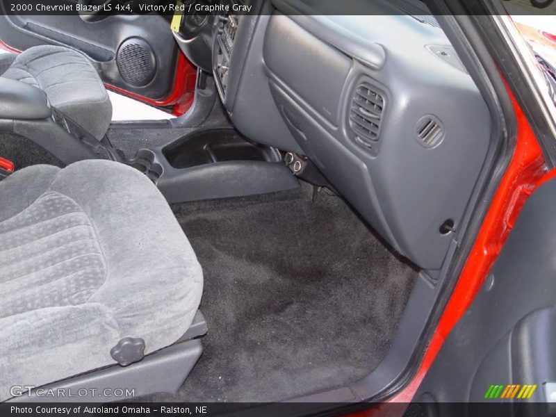 Victory Red / Graphite Gray 2000 Chevrolet Blazer LS 4x4