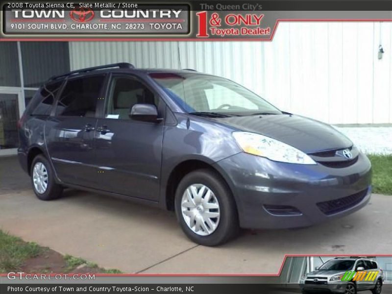 Slate Metallic / Stone 2008 Toyota Sienna CE