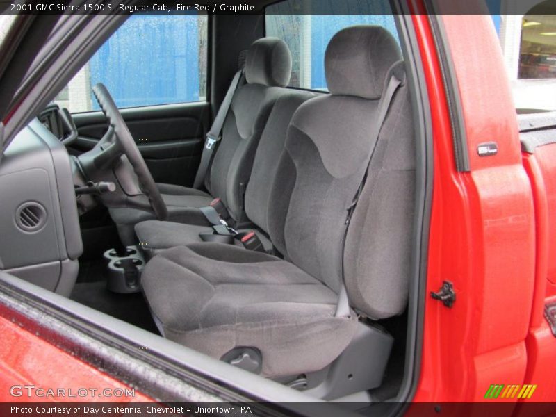Fire Red / Graphite 2001 GMC Sierra 1500 SL Regular Cab