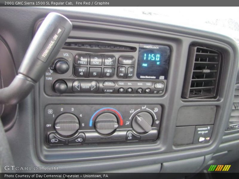 Fire Red / Graphite 2001 GMC Sierra 1500 SL Regular Cab