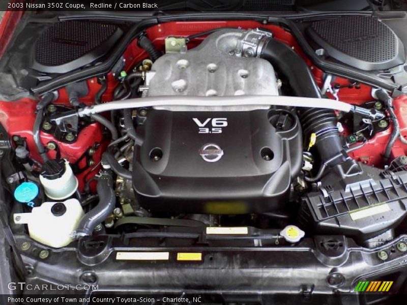 Redline / Carbon Black 2003 Nissan 350Z Coupe