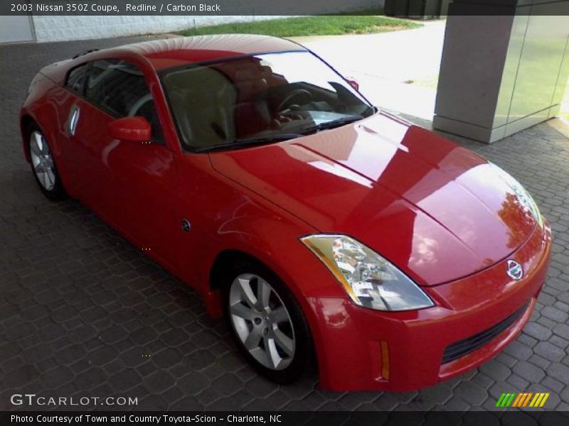 Redline / Carbon Black 2003 Nissan 350Z Coupe
