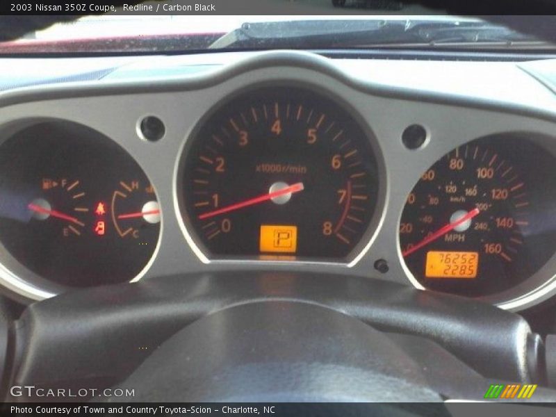 Redline / Carbon Black 2003 Nissan 350Z Coupe