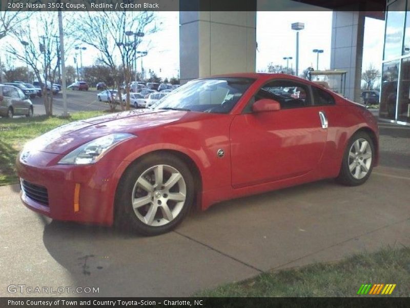 Redline / Carbon Black 2003 Nissan 350Z Coupe