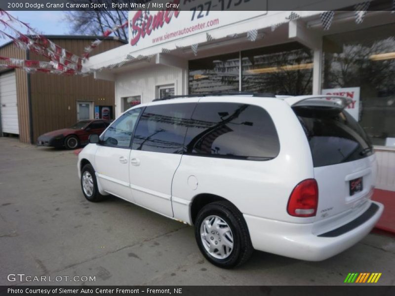 Bright White / Mist Gray 2000 Dodge Grand Caravan Sport