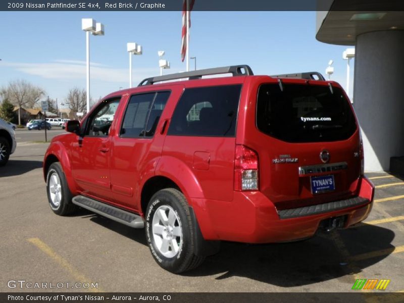 Red Brick / Graphite 2009 Nissan Pathfinder SE 4x4