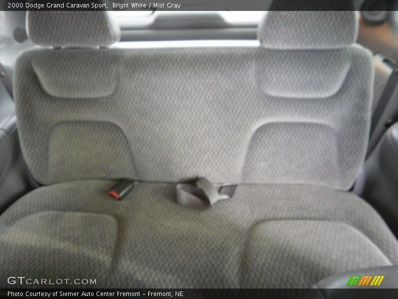 Bright White / Mist Gray 2000 Dodge Grand Caravan Sport