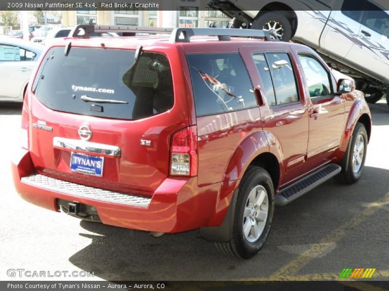 Red Brick / Graphite 2009 Nissan Pathfinder SE 4x4