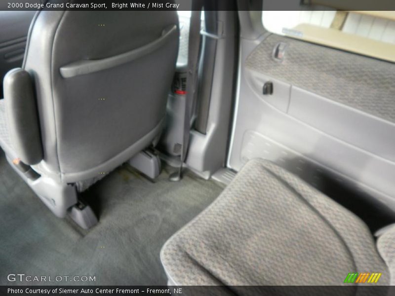 Bright White / Mist Gray 2000 Dodge Grand Caravan Sport