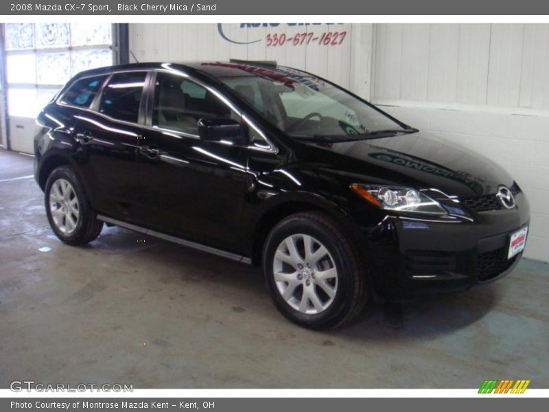 Black Cherry Mica / Sand 2008 Mazda CX-7 Sport