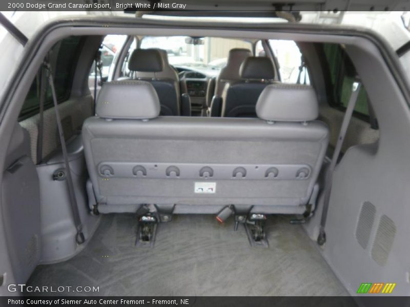 Bright White / Mist Gray 2000 Dodge Grand Caravan Sport
