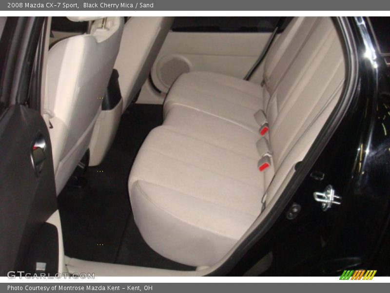 Black Cherry Mica / Sand 2008 Mazda CX-7 Sport