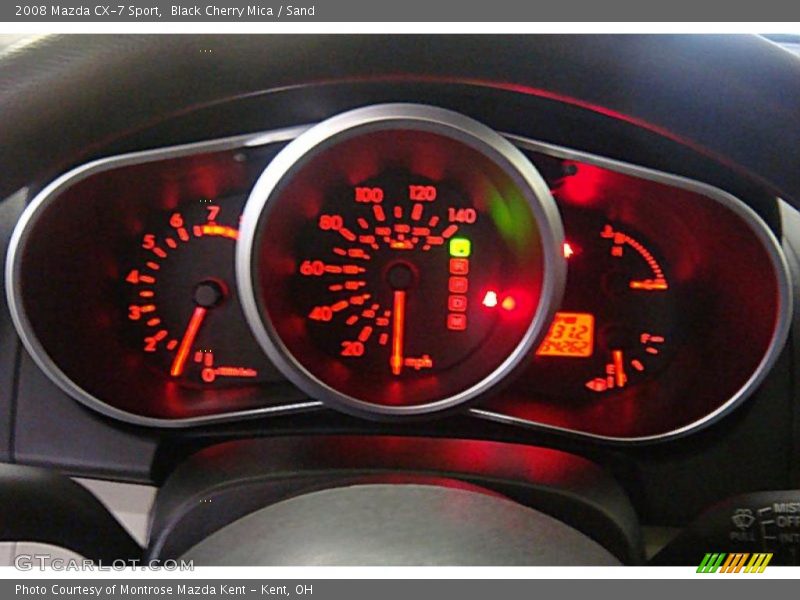 Black Cherry Mica / Sand 2008 Mazda CX-7 Sport