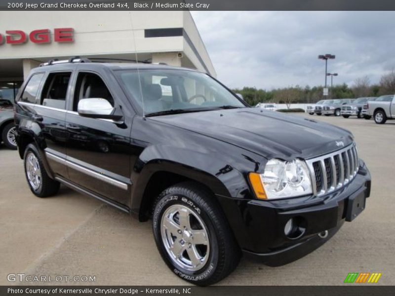 Black / Medium Slate Gray 2006 Jeep Grand Cherokee Overland 4x4