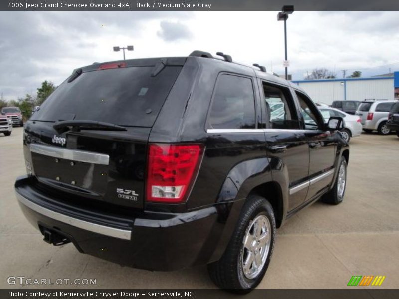 Black / Medium Slate Gray 2006 Jeep Grand Cherokee Overland 4x4
