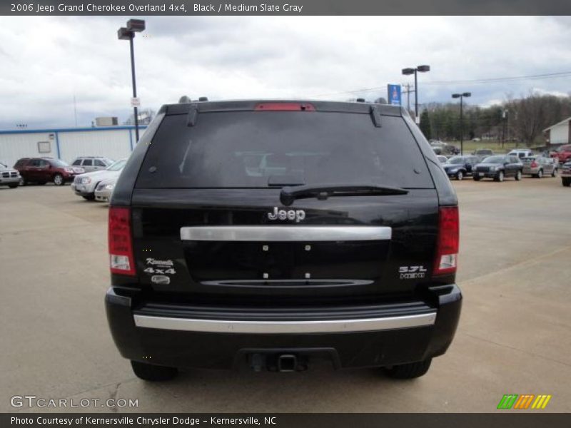 Black / Medium Slate Gray 2006 Jeep Grand Cherokee Overland 4x4