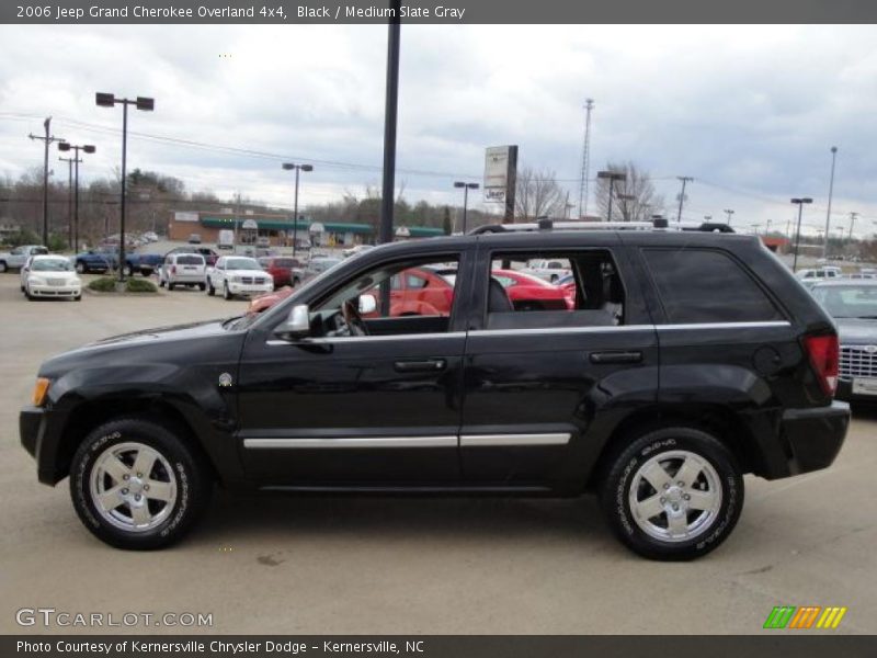 Black / Medium Slate Gray 2006 Jeep Grand Cherokee Overland 4x4