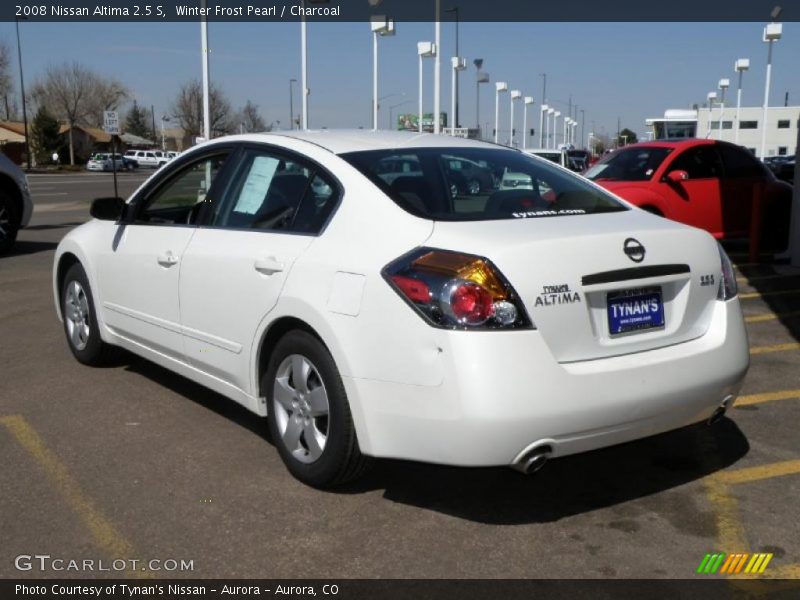 Winter Frost Pearl / Charcoal 2008 Nissan Altima 2.5 S