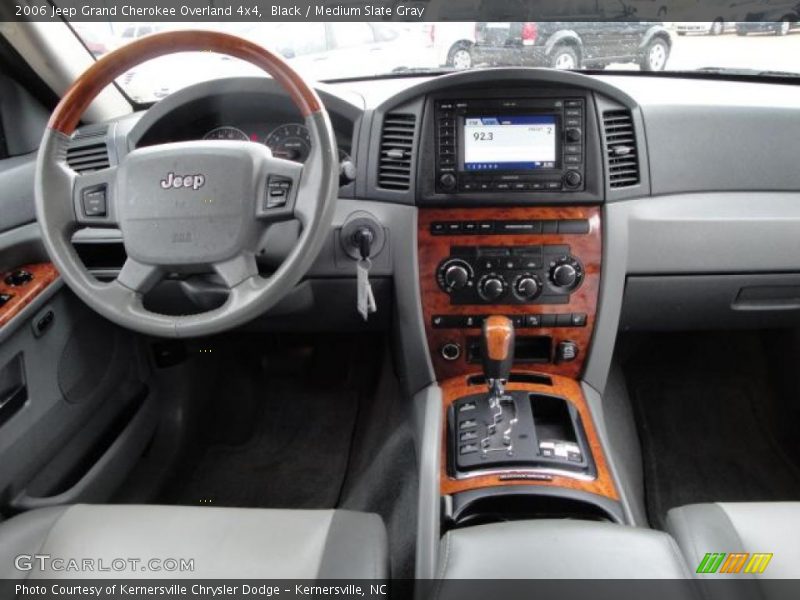 Black / Medium Slate Gray 2006 Jeep Grand Cherokee Overland 4x4