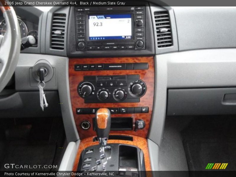 Black / Medium Slate Gray 2006 Jeep Grand Cherokee Overland 4x4
