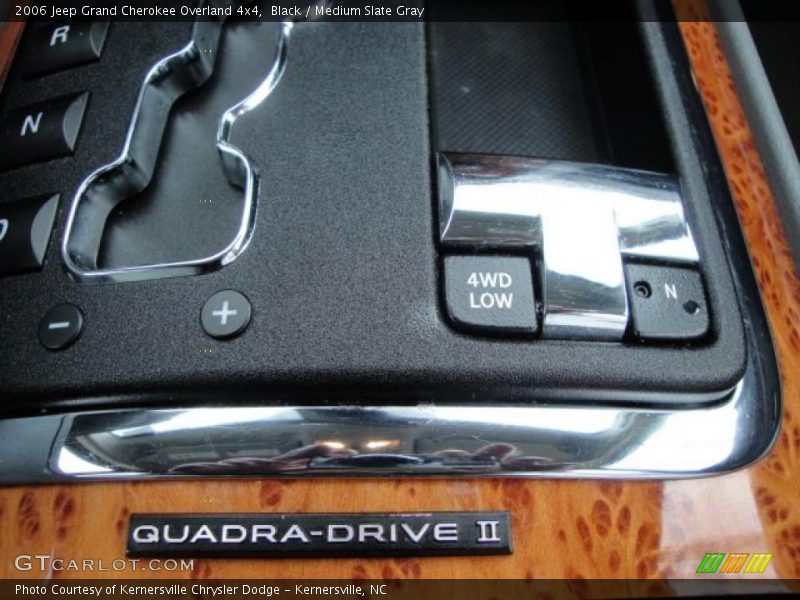 Black / Medium Slate Gray 2006 Jeep Grand Cherokee Overland 4x4