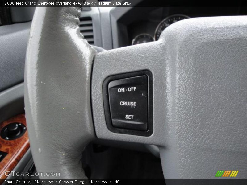 Black / Medium Slate Gray 2006 Jeep Grand Cherokee Overland 4x4