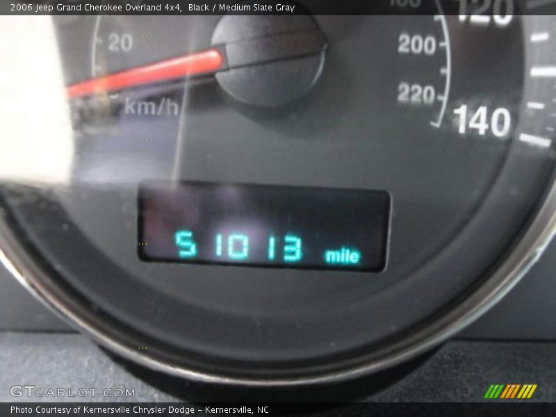 Black / Medium Slate Gray 2006 Jeep Grand Cherokee Overland 4x4