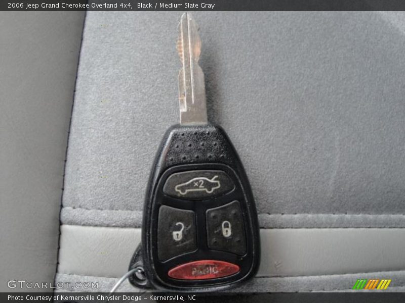 Black / Medium Slate Gray 2006 Jeep Grand Cherokee Overland 4x4