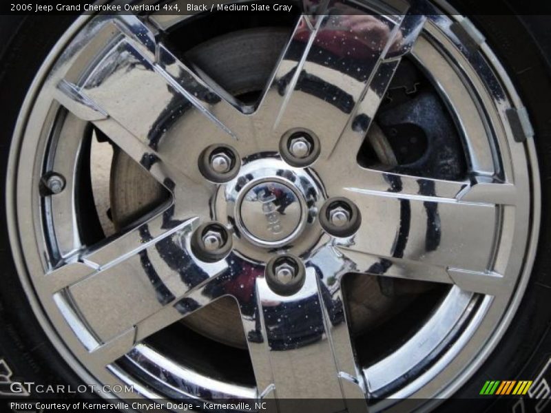 Black / Medium Slate Gray 2006 Jeep Grand Cherokee Overland 4x4