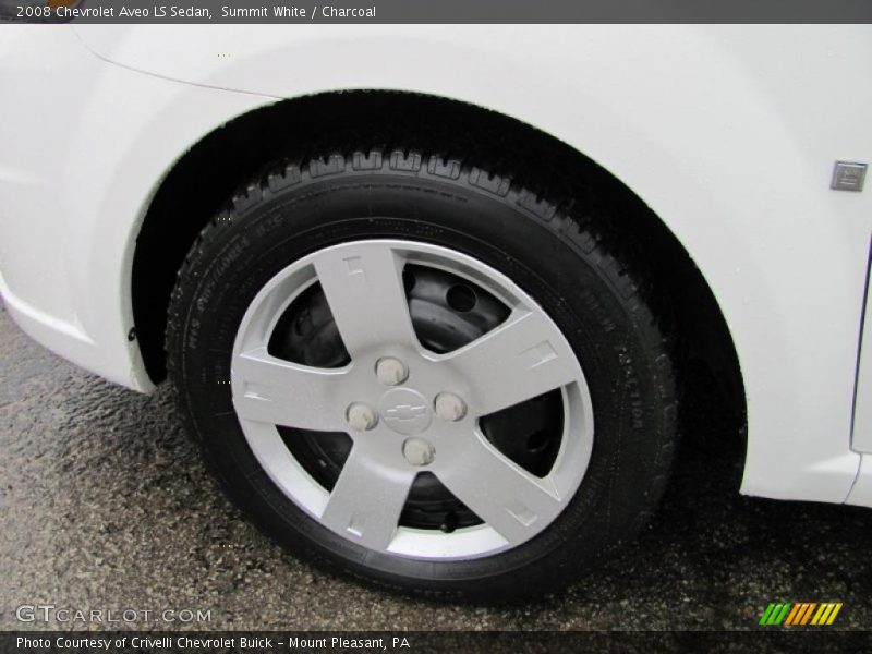 Summit White / Charcoal 2008 Chevrolet Aveo LS Sedan