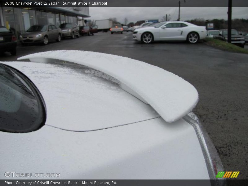 Summit White / Charcoal 2008 Chevrolet Aveo LS Sedan