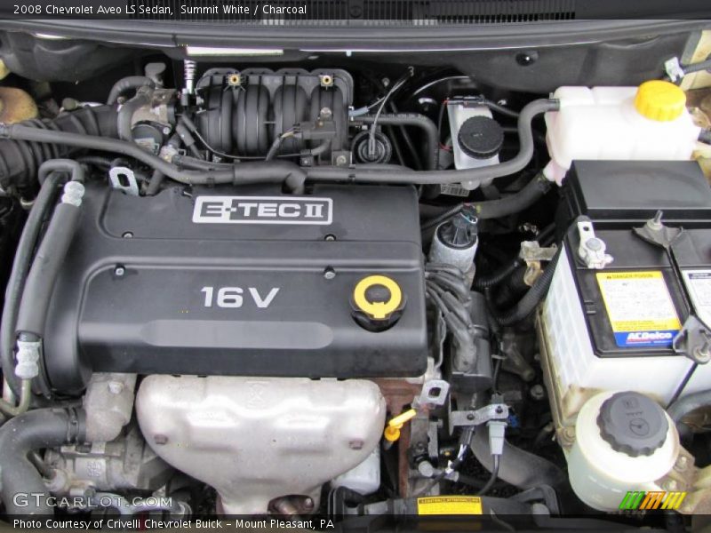 Summit White / Charcoal 2008 Chevrolet Aveo LS Sedan