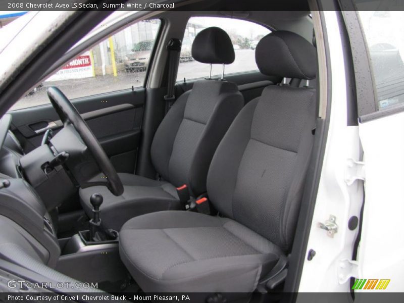 Summit White / Charcoal 2008 Chevrolet Aveo LS Sedan