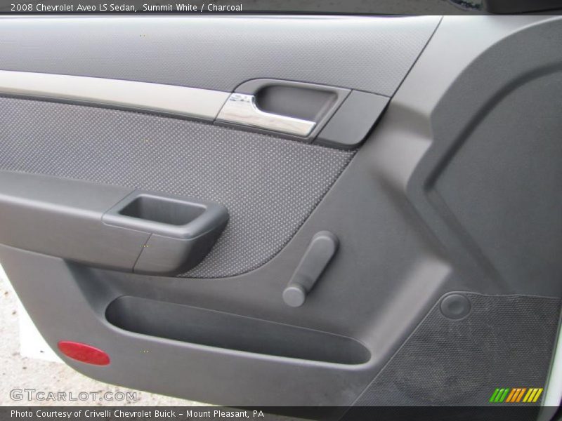 Summit White / Charcoal 2008 Chevrolet Aveo LS Sedan